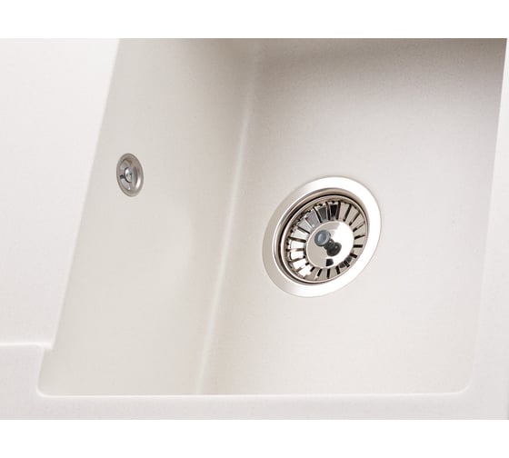Кухонная гранитная мойка Kuppersberg MODENA 1B1D WHITE 8051