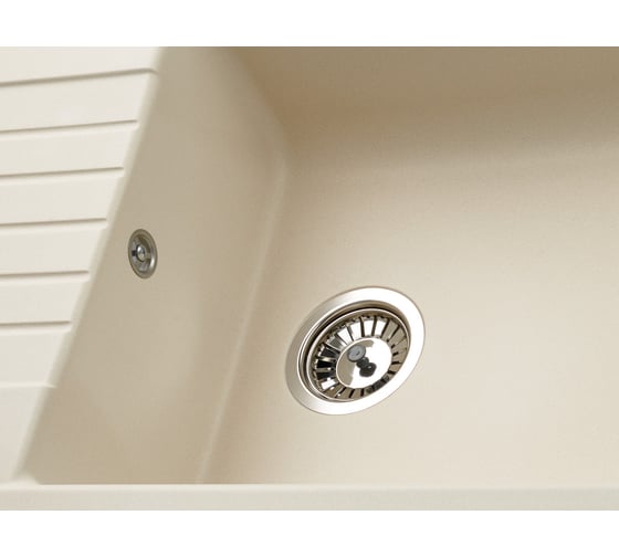 Кухонная гранитная мойка Kuppersberg ROYS 1B1D ECRU 8284