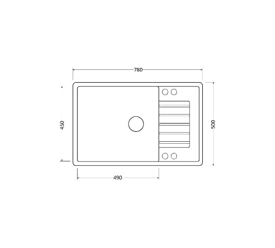 Кухонная гранитная мойка Kuppersberg ROYS 1B1D ECRU 8284