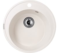 Кухонная гранитная мойка Kuppersberg BALI 1B WHITE ALABAS 8071