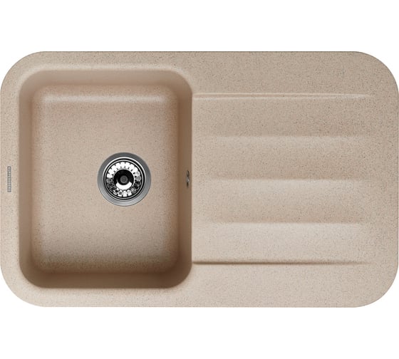 Кухонная гранитная мойка Kuppersberg LIRA 1B1D BEIGE 8320 1