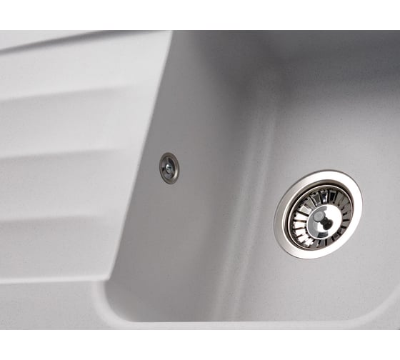 Кухонная гранитная мойка Kuppersberg LIRA 1B1D GREY 8324