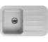 Кухонная гранитная мойка Kuppersberg LIRA 1B1D GREY 8324 1