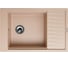 Кухонная гранитная мойка Kuppersberg MILA 1B1D BEIGE 8297 1