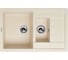 Кухонная гранитная мойка Kuppersberg MODENA 1.5B1D ECRU 8338 1
