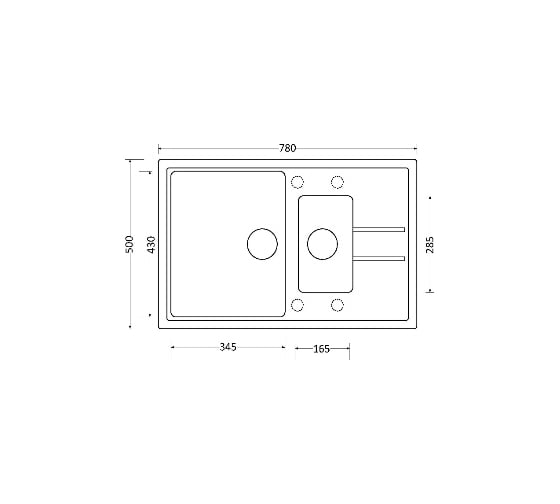 Кухонная гранитная мойка Kuppersberg MODENA 1.5B1D WHITE 8341