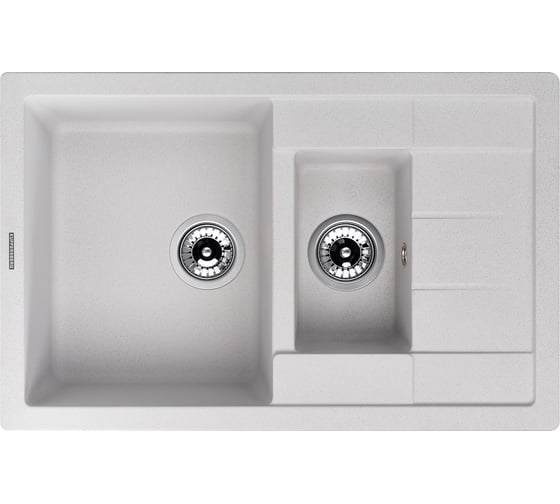 Кухонная гранитная мойка Kuppersberg MODENA 1.5B1D GREY 8339