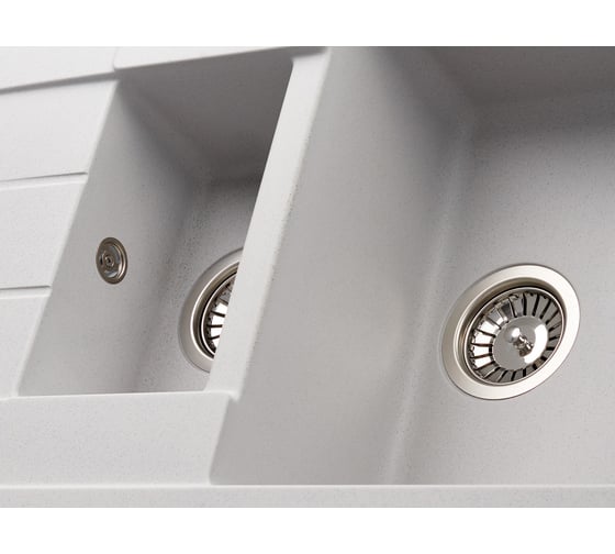 Кухонная гранитная мойка Kuppersberg MODENA 1.5B1D GREY 8339