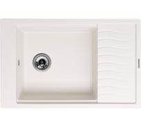 Кухонная гранитная мойка Kuppersberg MILA 1B1D WHITE ALABASTER 8298