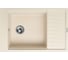 Кухонная гранитная мойка Kuppersberg MILA 1B1D ECRU 8300 1