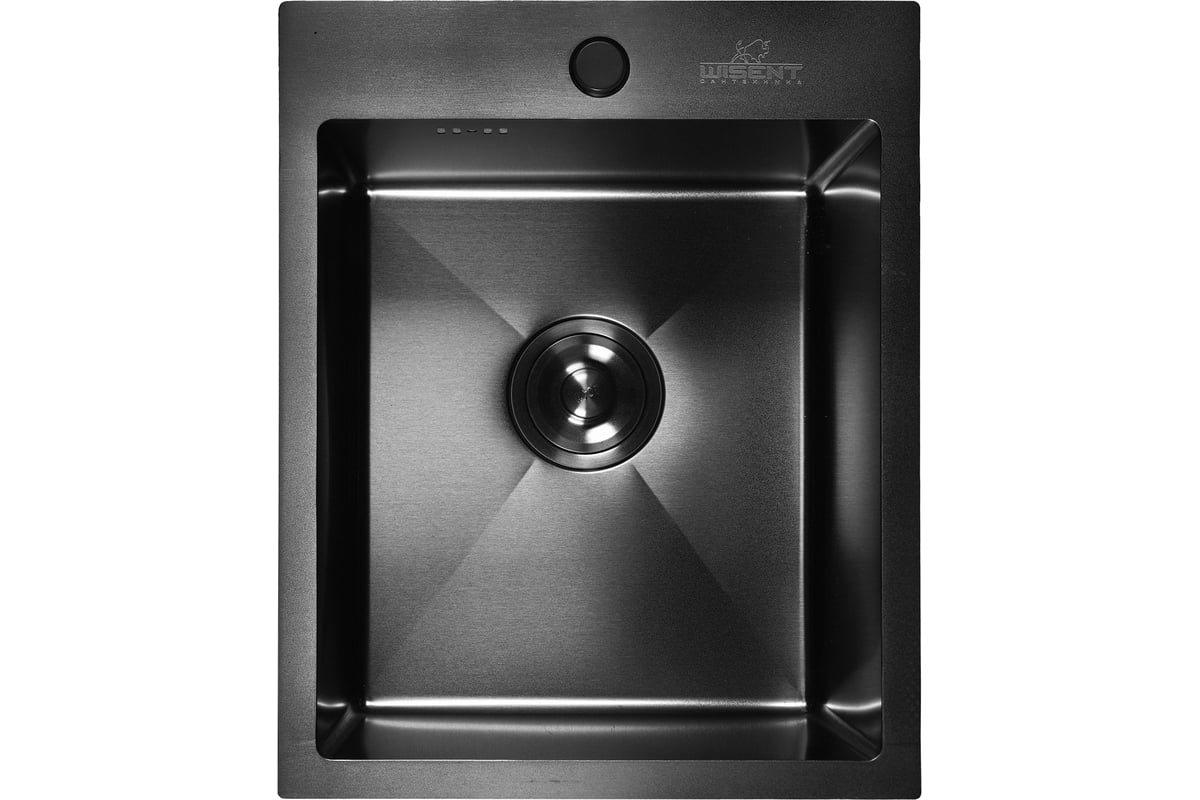 Кухонная мойка из нержавеющей стали Wisent 4050b с PVD покрытием (40х50см)