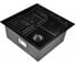 Комплект мойка из нержавеющей стали WISENT с PVD, с коландером WGS35050B/WGER019B/W302644B 3