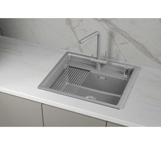 Кухонная мойка Granula KS кварц 6003i, АЛЮМИНИУМ 1