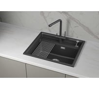 Кухонная мойка Granula KS кварц 6003i, ЧЁРНЫЙ
