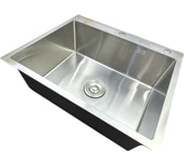 Кухонная мойка OUTE из нержавеющей стали с PVD покрытием 60x50 см с сифоном, цвет сатин T76050L