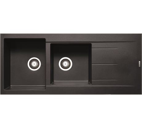 Мойка Pyramis Pyragranite ALAZIA 116x50, 2B 1D графит 79812611