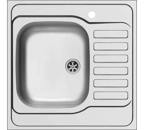 Мойка Pyramis 60X60 1B 1D 34X40X18 LHB ECO, диаметр 60, 1TH 102991301