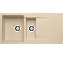 Мойка Pyramis Pyragranite ALAZIA 100x50, 1 1/2B 1D мокко 79812411