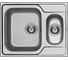 Мойка Pyramis ATHENA EXTRA 62x50, 1 1/2B REV 0TH диаметр 92 GOF POLISHED 101200701 1