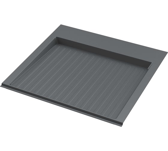 Поддон гигиенический под мойку Starax S-2262-A, в базу-600мм (620x580x40) антрацит 0200328 1