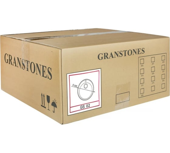 Кухонная мойка GRANSTONES из искусственного камня GS-02-302