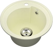 Мойка для кухни VIGRO из искусственного мрамора, (440х440х205) с уникальным дизайном чаши в форме капли VG101 колорадо