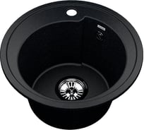 Мойка для кухни VIGRO из искусственного мрамора, (440х440х205) с уникальным дизайном чаши в форме капли VG101 антрацит