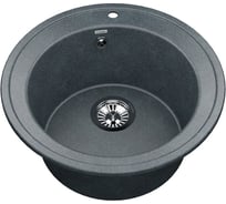 Мойка для кухни VIGRO из искусственного мрамора, (505х505х210) классическая круглая VG104 грей