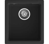 Мойка GranFest GRANFEST URBAN 4540 подстольный монтаж, 1-чаша, 450x400 мм, черный арт.GF-UR- 4540 черный