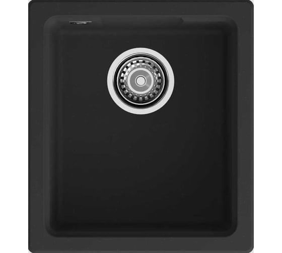 Мойка GranFest GRANFEST URBAN 4540 подстольный монтаж, 1-чаша, 450x400 мм, черный арт.GF-UR- 4540 черный 1