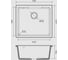 Мойка GranFest GRANFEST URBAN 4550 подстольный монтаж, 1-чаша, 450x500 мм, белый арт.GF-UR- 4550 белый 3