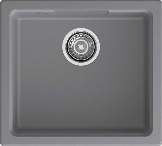 Мойка GranFest GRANFEST URBAN 4550 подстольный монтаж, 1-чаша, 450x500 мм, темно-серый арт.GF-UR- 4550 темно-серый 1