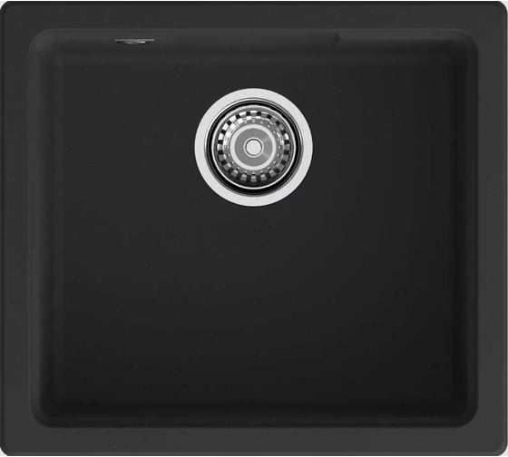 Мойка GranFest GRANFEST URBAN 4550 подстольный монтаж, 1-чаша, 450x500 мм, черный арт.GF-UR- 4550 черный 1