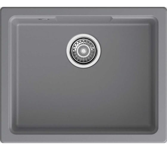 Мойка GranFest GRANFEST URBAN 4555 подстольный монтаж, 1-чаша, 450x550 мм, темно-серый арт.GF-UR- 4555 темно-серый 1