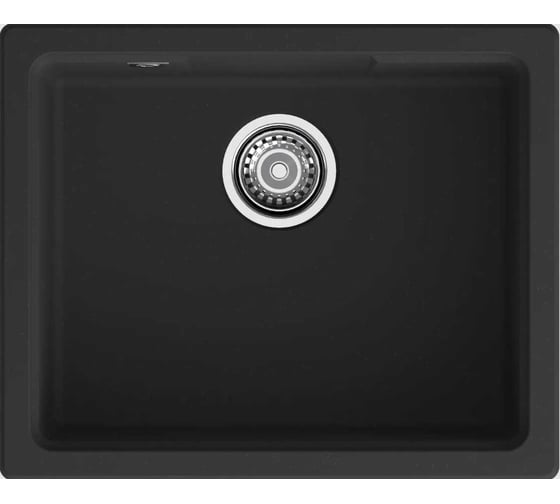 Мойка GranFest GRANFEST URBAN 4555 подстольный монтаж, 1-чаша, 450x550 мм, черный арт.GF-UR- 4555 черный 1