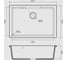 Мойка GranFest GRANFEST URBAN 4565 подстольный монтаж, 1-чаша, 450x650 мм, белый арт.GF-UR- 4565 белый 3