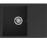 Мойка GranFest GRANFEST URBAN 668L 1-чаша+крыло, 680x490 мм, черный арт.GF-UR- 668L черный 1