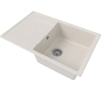 Мойка для кухни Teymi 74х48 белая матовая Hanna Smart T120117 ЦБ-00272475