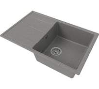 Мойка для кухни Teymi 74х48 серая матовая Hanna Smart T120118 ЦБ-00272476
