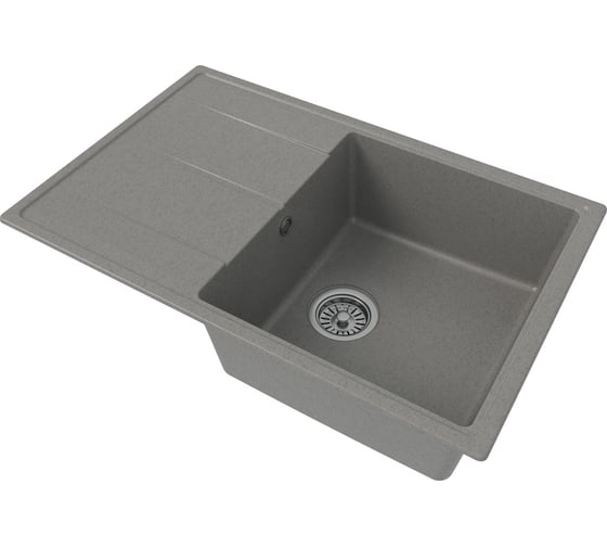 Мойка для кухни Teymi 74х48 серая матовая Hanna Smart T120118 ЦБ-00272476 1