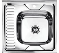 Мойка из нержавеющей стали накладная Ledeme 60x60 см L96060-6R
