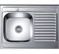Мойка из нержавеющей стали накладная Ledeme 60x80 см L68060-6L