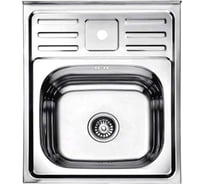 Мойка из нержавеющей стали Ledeme накладная 60x50 см L95060-6