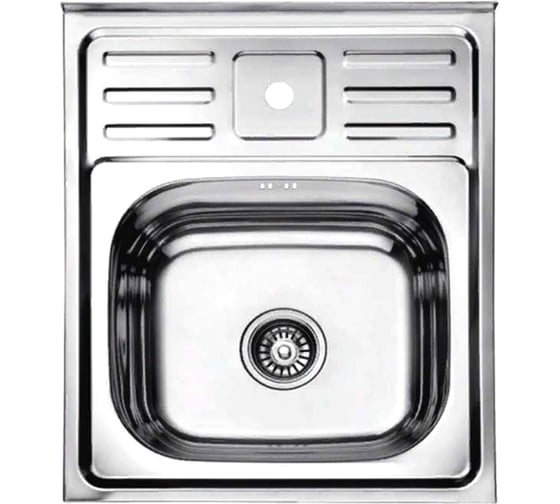 Мойка из нержавеющей стали Ledeme накладная 60x50 см L95060-6 1