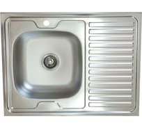 Мойка из нержавеющей стали накладная Ledeme 60x80 см L98060-6L