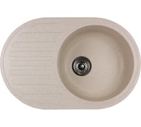 Кухонная мойка из мрамора Novell Каролина Nl303 латте