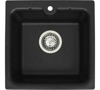 Кухонная мойка из мрамора Novell Ирбис Nl201 обсидиан