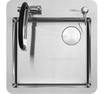 Мойка MELANA R5254HK UNIQUI 3,0/220 САТИН врезная квадратная MLN-R5254HK