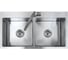 Мойка MELANA RS8045H ProfLine 3,0/200 САТИН 2-я чаша, врезная прямоугольная MLN-RS8045H 1