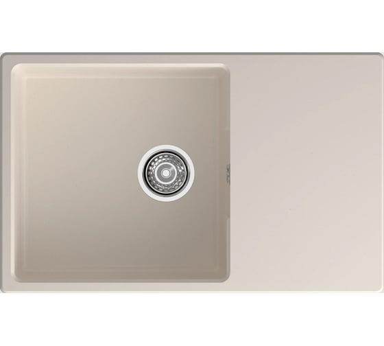 Мойка GranFest URBAN 678L 1-чаша+крыло 780*490мм белый GF-UR- 678L белый 1